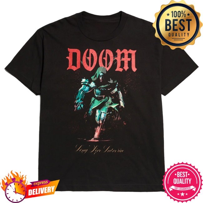 Official Heroes and Villains Marvel Doctor Doom Heavyweight Boxy Tee