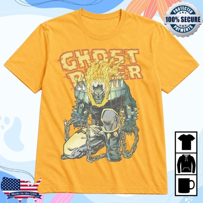 Official Heroes and Villains Marvel Ghost Rider Dead or Alive Vintage Soft Tee