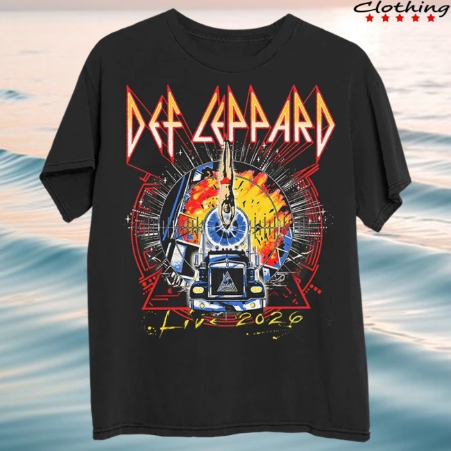 Official Def Leppard Merch London, UK 2026 Event Tee